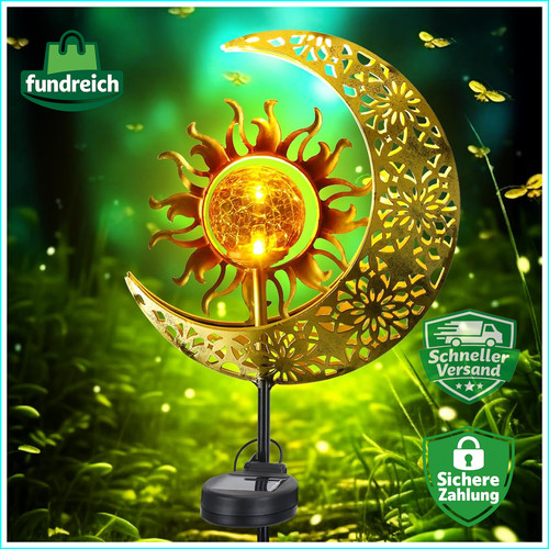 Solarlampe garten außen kugel - solarlampe,