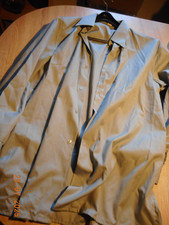 Diensthemd grau Bahn Trapo Polizei DDR NVA Größe 42 N Reichsbahn Uniform MDI