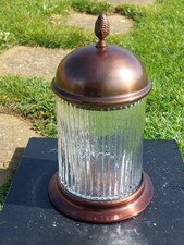 Vintage Geripptes Glas