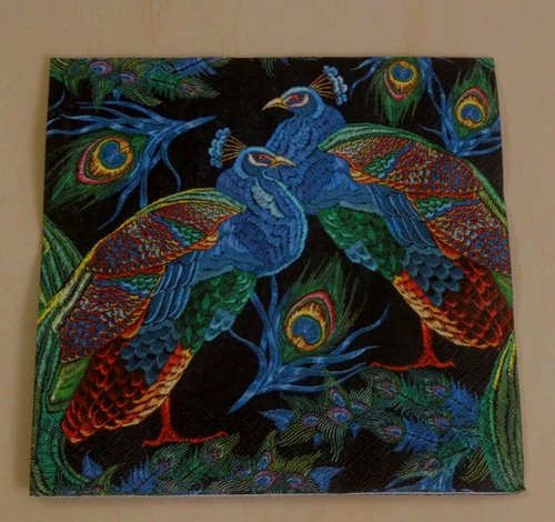 Lose servietten pfau pfauen - servietten,