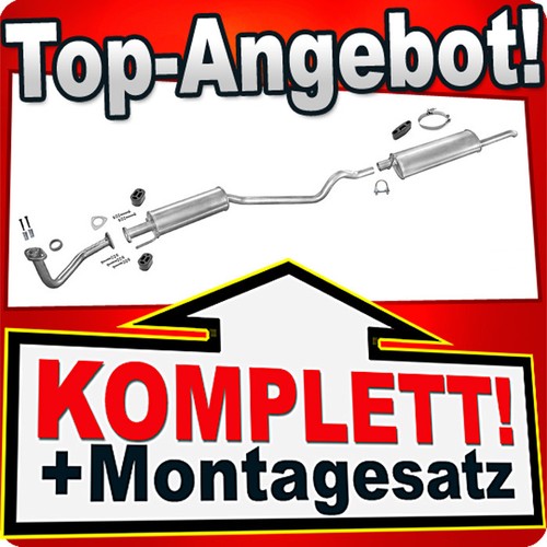 Auspuff für opel astra - auspuff, f