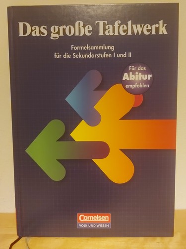 Das große tafelwerk - tafelwerk,