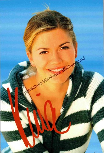 Autogrammkarte nina bott - nina,