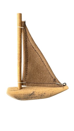 Schiff mit einfachem segel - einfachem,
