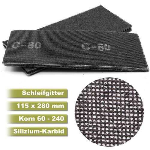 Schleifgitter 115 280 mm - schleifgitter,