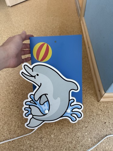 Nachttischlampe kinder delfin - nachttischlampe,
