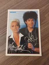 Vintage Bravo Autogrammkarte Roxette  80er