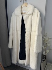 sandro real rabbit fur coat echt kanin pelz mantel shearling coat winter mantel