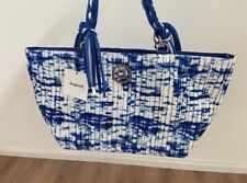 Desigual Tasche blau weiß
