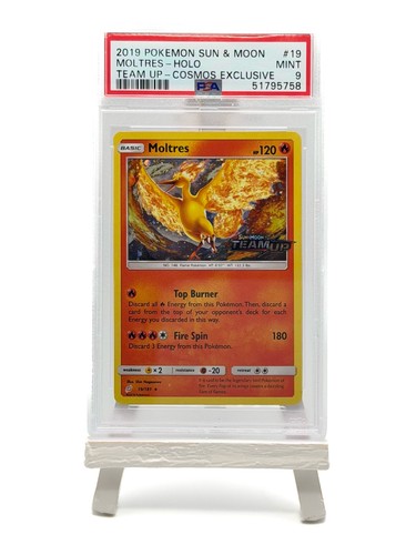 Pokemon moltres 181 psa 9 - 19/181,