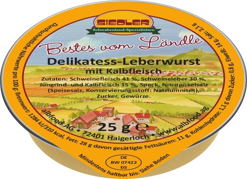 Siedler delikatess leberwurst - delikatess,