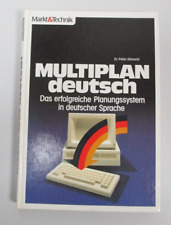 Multiplan deutsch von Markt &Technik Dr.Peter Albrecht ISBN 3-89090-380-0