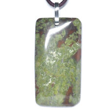 Anhänger DRACHENBLUTJASPIS Rechteck Cabochon 925 GL65mm dragon blood SP364