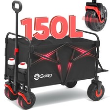 Bollerwagen Faltbar Gartenwagen Handwagen Strandwagen Klappbar Transportwagen