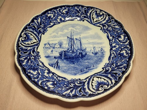 Delfter blau wandteller - delfter,