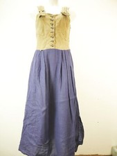 Echtes Leder braun blau mit