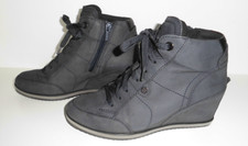 Geox Stiefelette Gr. 38 dunkelblau Keilabsatz Stiefel