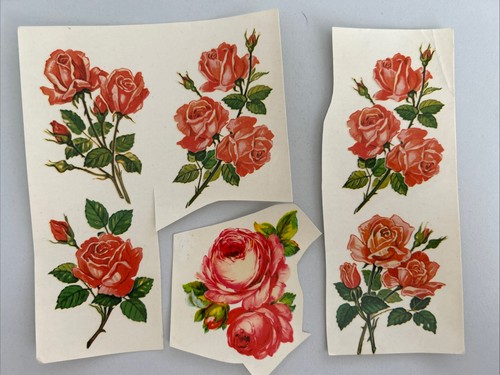 Abziehbilder ddr rosen blumen - abziehbilder,