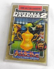 Commodore 64 C64 Spiel -- FOOTBALL MANAGER 2 (Addictive) - Tape