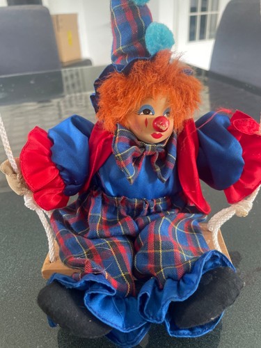 Clownpuppe retro mit schaukel - mit,