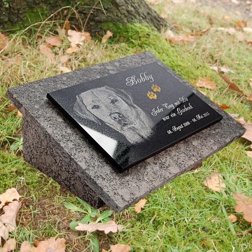 Granit grabstein doppel - granit,