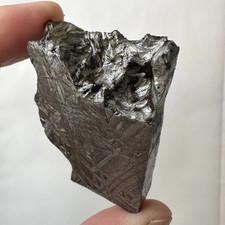 TOP Aletai Iron Meteorite Slab Cut Slices Etched Cut Section 90g #AD03