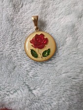 Anhänger Rund Rose Modeschmuck