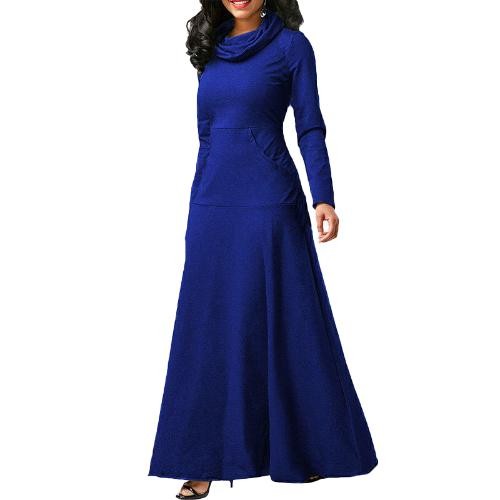 Elegant langes maxikleid - langes, mit