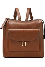 Fossil Parker Litehide Damen Mini-rucksack Zb1921200 Leder braun