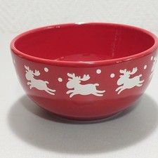 Wächtersbach Fun Factory Keramik Müslischale Elch Emma in rot mehrere vorhanden