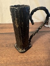 Handgefertigter Metall Kerzenhalter – rustikal, Gothic Mittelalter Deko 