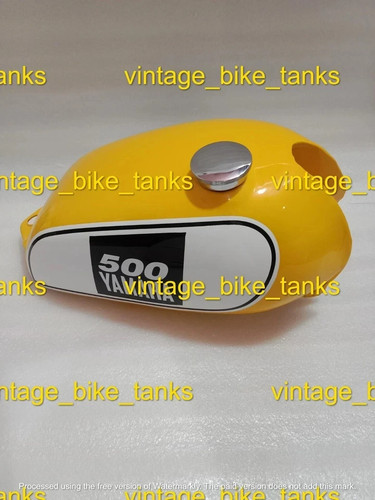 Yamaha 500 gelb lackiert - xt,