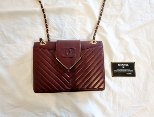 Chanel collar tie chevron - chanel,