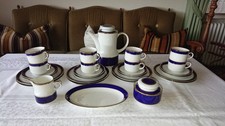 Kaffeeservice Bavaria Schumann Arzberg Echt Kobalt