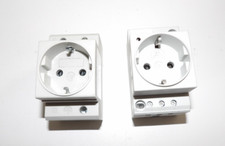 2 Stck Einbausteckdosen Hutschiene Schaltschrank Verteilereinbau Steckdose 16 A