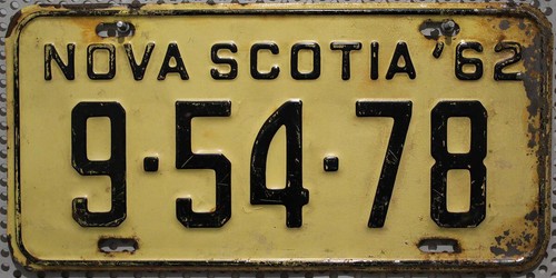 Nova scotia nummernschild - nova,
