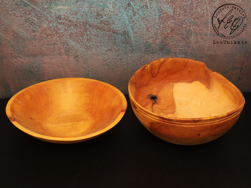 Birnen-Holz-Schalen
