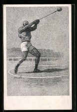 Künstler leichtathlet - künstler-ak,