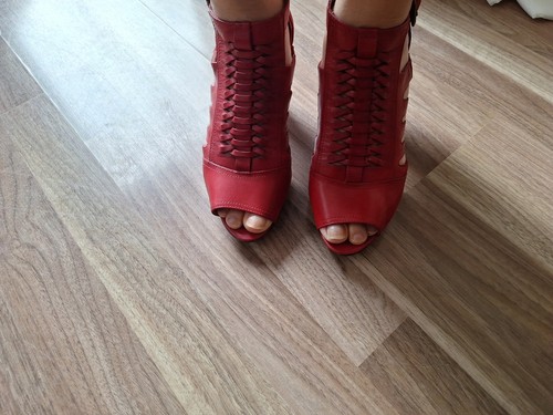 Damen schuhe große rot - schuhe, 39