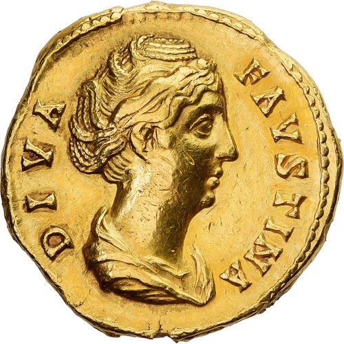 Roman empire diva faustina - roman, i