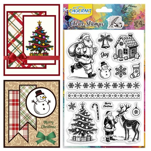 Weihnachtliche klare stempel - klare,