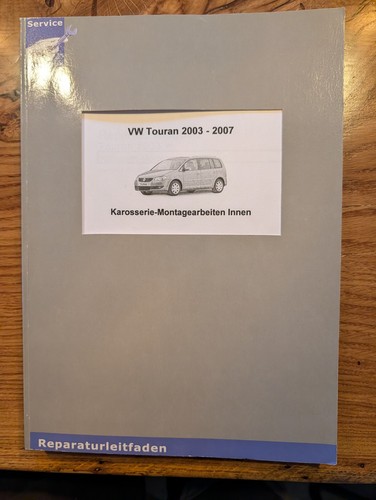 Reparaturanleitung touran - reparaturanleitung, vw