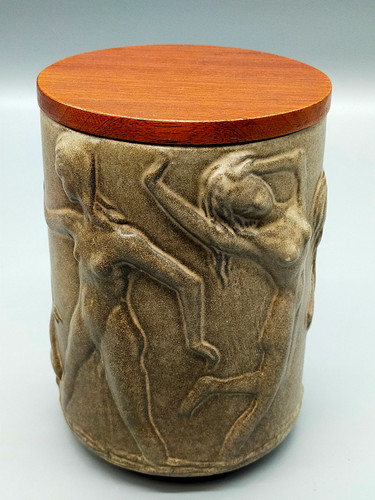 Art déco keramik - keramik, vorratsdose