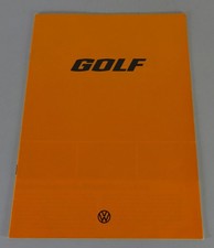 Prospekt / Broschüre VW Golf