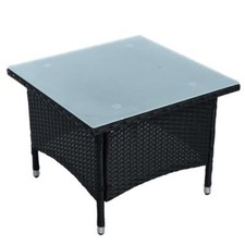 Beistelltisch tisch polyrattan - beistelltisch,