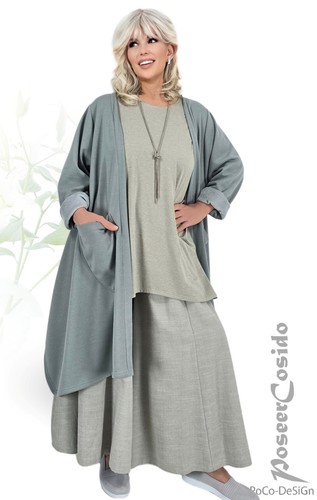 Lagenlook chasuble überwurf - lagenlook,