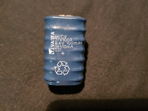 Varta akku v100r 8 4v - ni/cd, 7/v100r