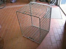 Korb, Metallkorb, Drahtkorb Eisenkorb, Holzkorb 60 x 45 x 40, Vintage, Regal