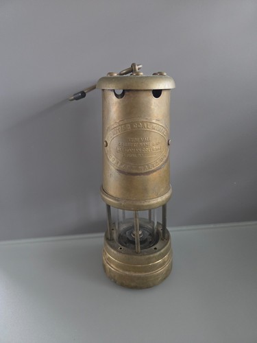 Vintage bergbau grubenlampe - bergbau,