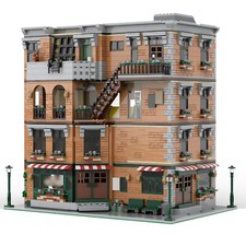 Apartment with Interior Modular Building from TV Series 5677 teile MOC Spielzeug